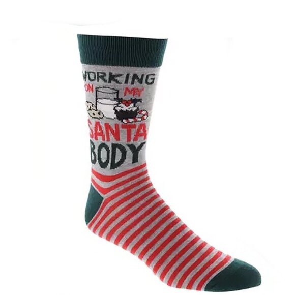 Gertex Men's Fun and Festive Christmas Holiday Crew Socks - Picture 1 of 4